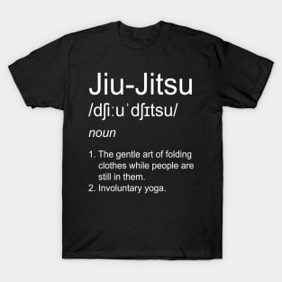 Brazilian Jiu-Jitsu BJJ Men Kids Ju-Jitsu Definition T-Shirt